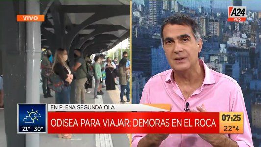 Viajar en tren, una verdadera odisea en pandemia