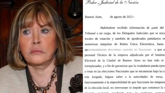 La jueza Servini firmó una nueva resolución sobre el voto electrónico e incluyó un pedido especial
