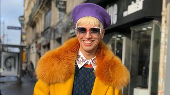 premios martin fierro 2023: el excentrico look de santiago artemis inspirado en david bowie