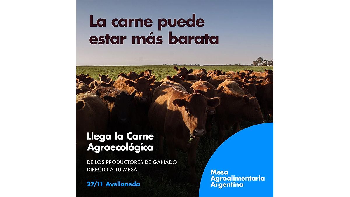 Desde la organización aseguraron la calidad de la carne que venderán en Avellaneda. 