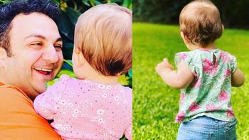 Topa festejó el primer año de su hija, Mitai: Ya caminás por todos lados con una libertad única