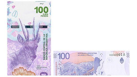 ¿Cómo es el billete nuevo de 100 pesos?