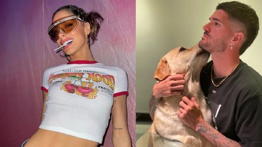 Rodrigo de Paul apareció en un vivo de Instagram de Tini Stoessel y sorprendió con su reacción