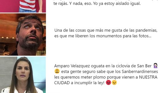 Escrachan a comunicadores por tomarse pandemia a la ligera