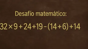 Desafío Matemático: ¿podés resolver esta cuenta con paréntesis sin mirar la respuesta?