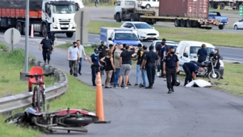 Asesinaron a balazos a motociclista en la autopista Buenos Aires - Rosario