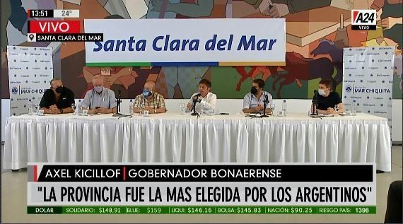 Kicillof elogió la temporada en la Costa, defendió a los comerciantes y refutó: Es mentira que el problema son los jóvenes
