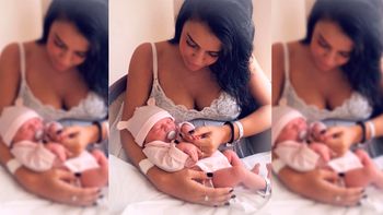 Cynthia Aller: Fue cesárea programada porque se pasó la fecha de parto, ¡es una cosita hermosa!