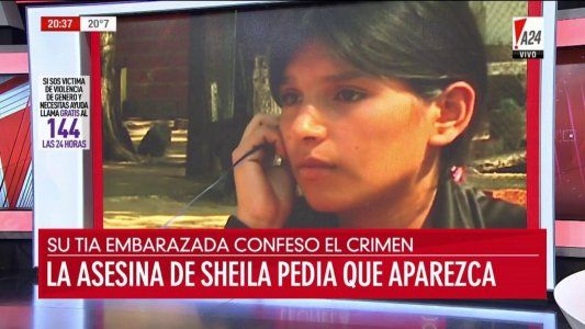 La tía que confesó el asesinato había dado notas en donde pedía por la aparición de Sheila