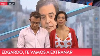 Sergio Lapegüe lloró al recordar a Edgardo Antoñana: ¿Por qué te vas sin avisar?