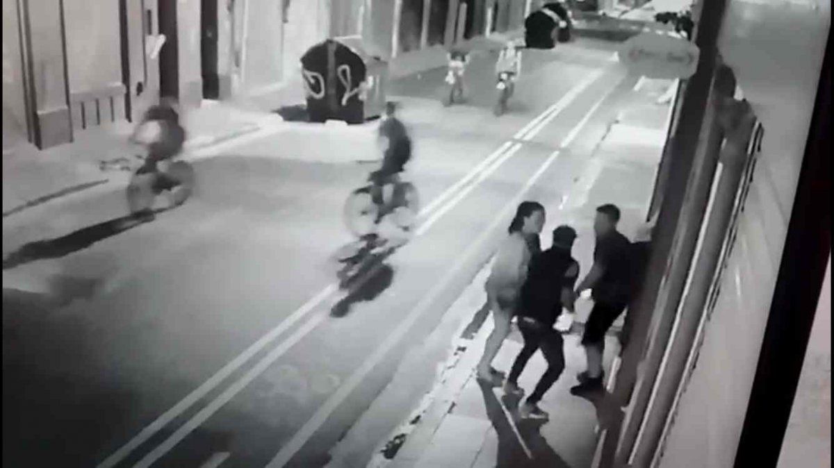 Apareció el video del momento en que balearon al turista sueco