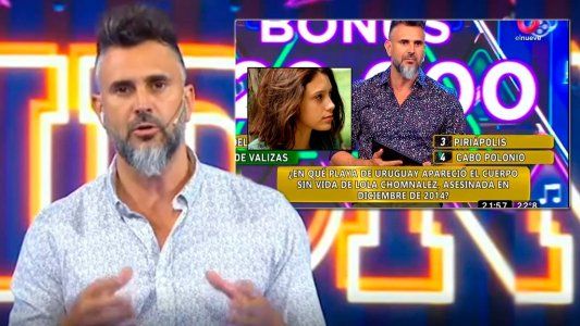 Leo Montero, dolido durante el pedido de disculpas por incluir en un juego una pregunta del femicidio de Lola Chomnalez