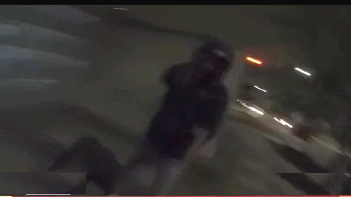 Inseguridad. El hombre logró captar a su agresor. Foto: captura de Tv.&nbsp;