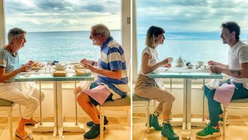 Emotiva foto de Nico Vázquez con Gimena Accardi con una fuerte historia detrás