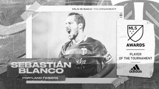 Sebastián Blanco, campeón con Portland Timbers, fue elegido como MVP de la MLS