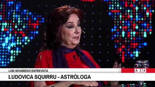Ludovica Squirru con Novaresio: La carta natal de Argentina marca un ...