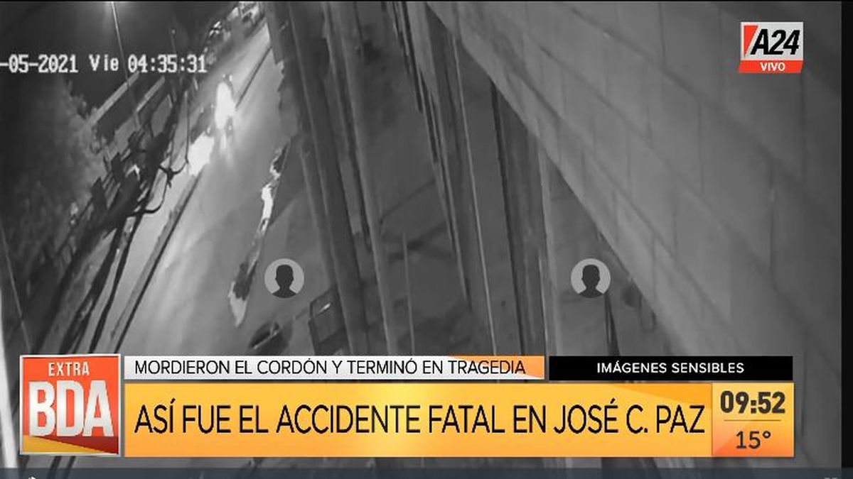 José C. Paz: así fue el choque múltiple que dejó 3 muertos. (Captura de Tv)