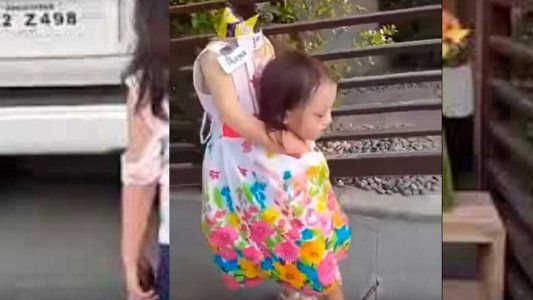 La Niña sin cabeza es el disfraz más llamativo de Halloween