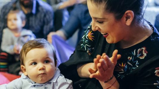 ¡Juana Repetto festejó el cumple de Toribio!