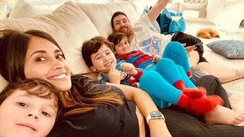 La primera noche de Lionel Messi con su familia tras levantar la Copa América