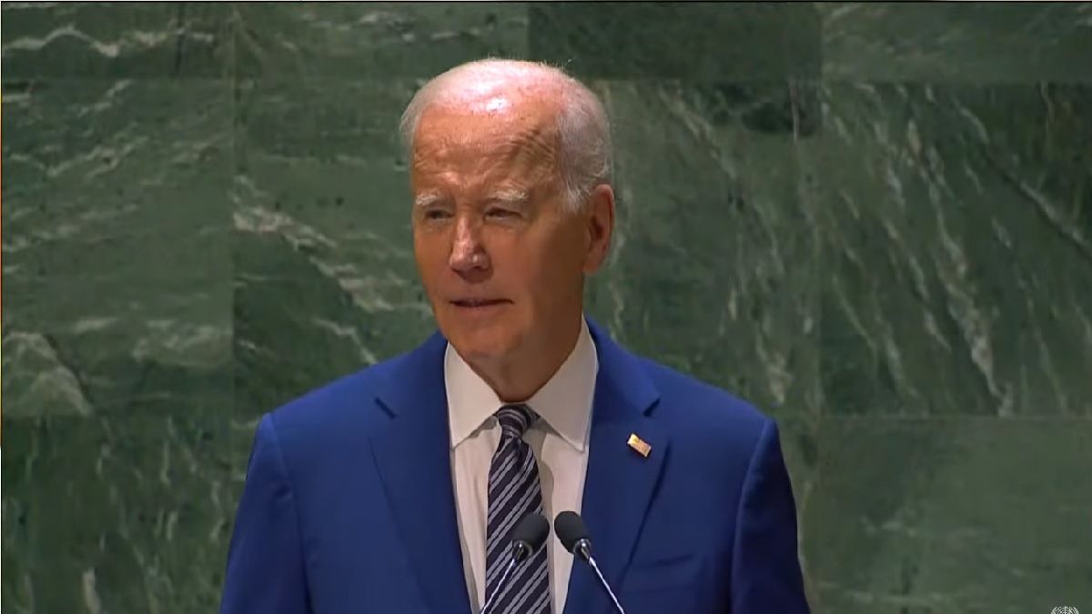 Joe Biden le dio toda la responsabilidad a Vladimir Putin por no detener ya mismo la guerra en Ucrania (Foto: ONU).