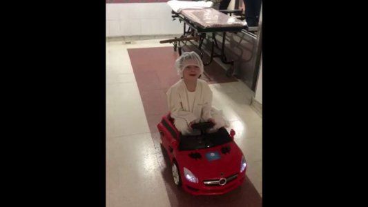 Emocionante: los niños irán en autitos al quirófano del Hospital