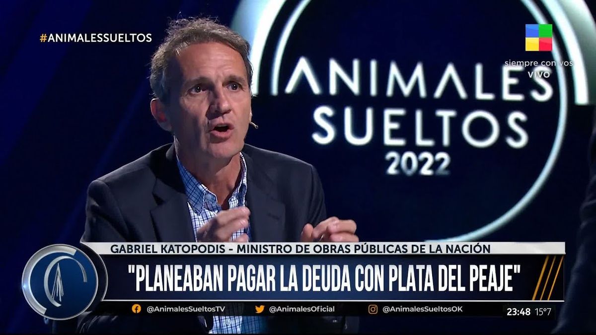 Gabriel Katopodis: Encontré un ministerio con 270 obras de las cuáles el 70 % estaban paradas (Foto: captura América TV).