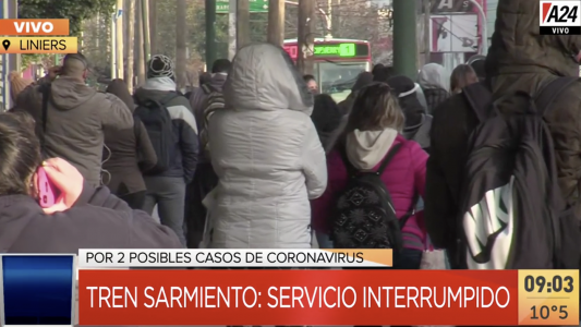 Reanudan el servicio del tren Sarmiento y hubo colas de hasta tres horas en Moreno y Liniers