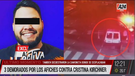 Afiches contra Cristina: quién es el acusado y sus contactos políticos