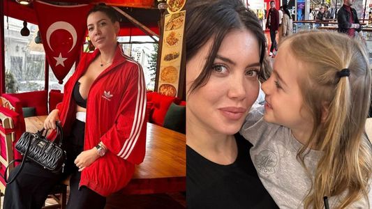 Las divertidas fotos de Wanda Nara y su hija Isabella posando con ropa tradicional de Turquía
