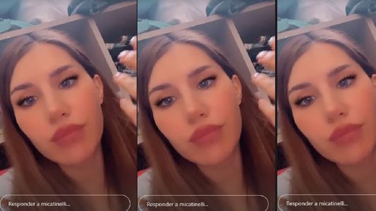 Micaela Tinelli se cansó de algunas críticas y respondió: Gente de mier.. tómenselas