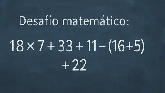 Desafío Matemático: el desafío está en los signos