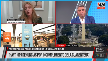 Variante Delta: el pasajero que incumplió el aislamiento tenía síntomas de Covid-19