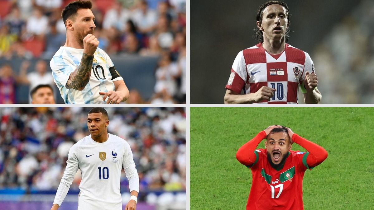 Argentina - Croacia y Francia - Marruecos serán las dos llaves de semifinales del Mundial Qatar 2022 (Foto: Télam / FIFA).