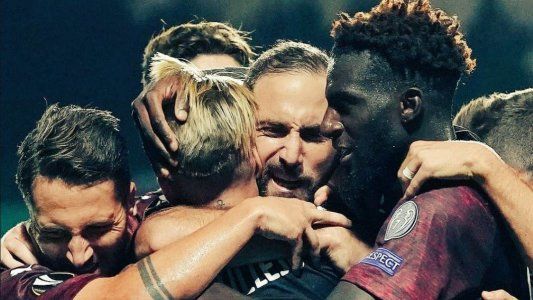 Con gol de Higuaín, Milan ganó en Luxemburgo en su debut en la Europa League