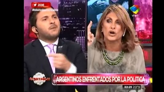 Terrible escándalo en Intratables entre Silvia Fernández Barrio y Brancatelli