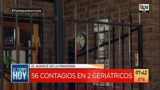 Ola de contagios de coronavirus en dos geriátricos en la Ciudad