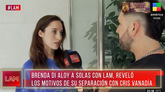 Brenda Di Aloy se sinceró sobre su ruptura con Cris Vanadía: Fue la gota que rebalsó el vaso