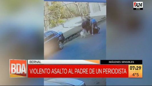 Violento robo y golpiza al padre del periodista Alejandro Pollo Cerviño