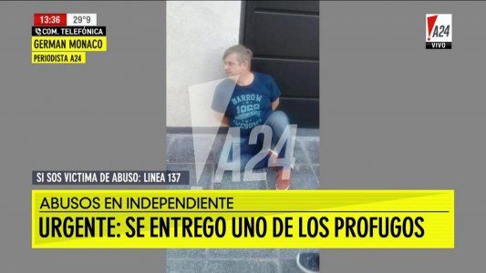 Se entregó uno de los dos prófugos por el caso de abuso de menores en Independiente