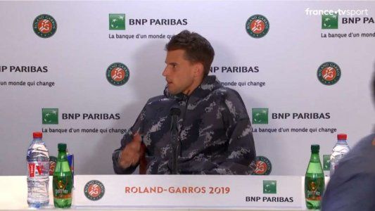 El enojo de Dominic Thiem con la organización porque Serena Williams estaba apurada