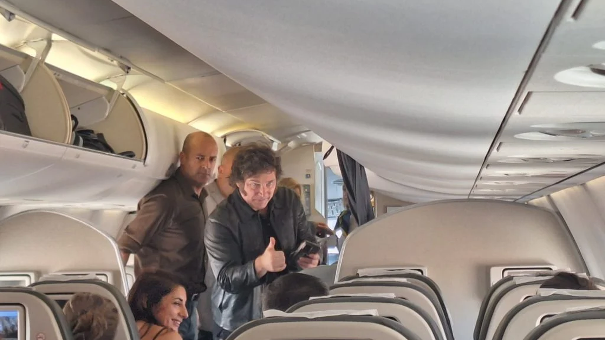 Javier Milei viajó a Mar del Plata. (Foto: Diario La Capital)