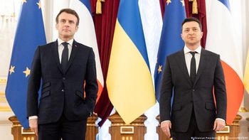 En un nuevo diálogo, Macron le prometió a Zelenski que reforzará los envíos de armas y ayuda humanitaria a Ucrania