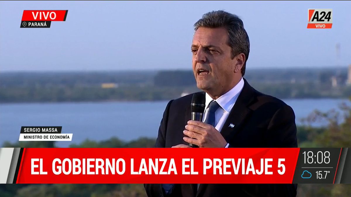 El Gobierno lanzó el Previaje 5. (Foto: A24)