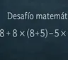 Desafío matemático: ¿en cuánto tiempo lo podés resolver?