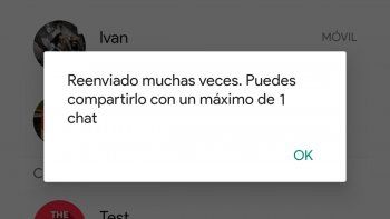 Whatsapp limita el reenvío de mensajes virales para evitar la desinformación