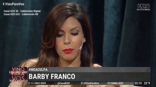 Barby Franco: Cuando mi papá se alcoholizaba, me gatillaba con un arma en la cabeza