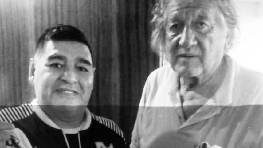Diego Maradona y su adiós al Trinche Carlovich: Con tu humildad nos bailaste a todos