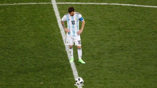 El sistema que no funcionó: Messi casi no tocó el área