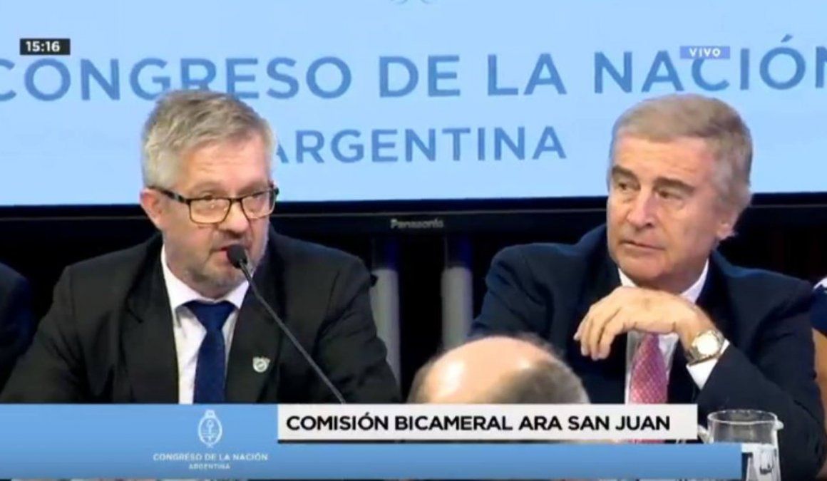 ARA San Juan: Aguad negó que haya pasado por Malvinas, explicó el por qué del error y en el medio, un furcio